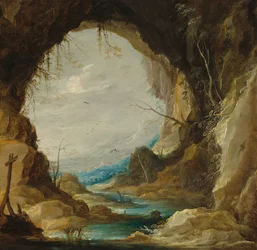 Vue depuis une grotte