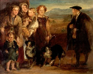 Une famille des Highlands, 1823