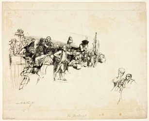 Charles James Fox sur les bancs de Covent Garden