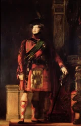 George IV en costume écossais