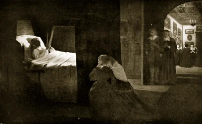 La mort de Cromwell, 1658, illustration de 