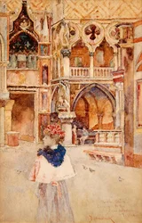 Porta della Carta, Entrée du Palais des Doges, Venise