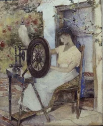 Filage de la laine
