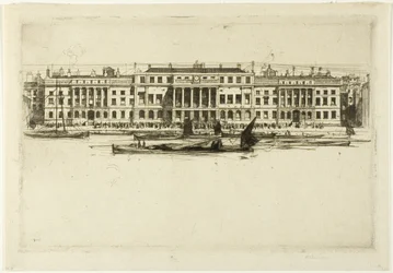 Douane, première planche de la série de Londres