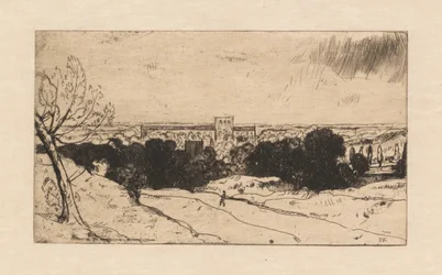 Vue lointaine de Winchester et St. Croix