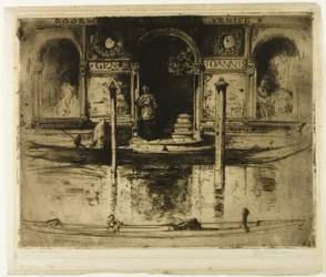 La porte du palais, planche 22 de la série du Nord de l
