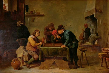 Joueurs de backgammon, vers 1640-45