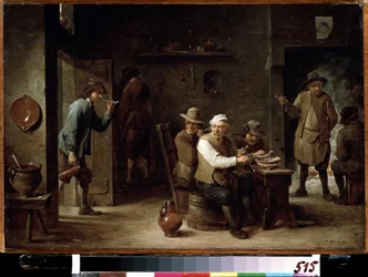Dans la taverne