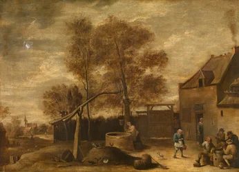 Dans la cour de la ferme