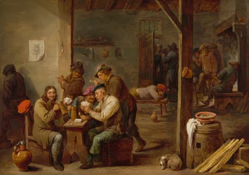 Scène de taverne