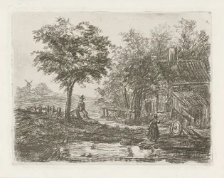 Ferme au bord de l