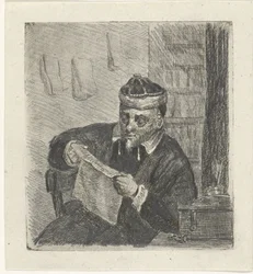 Homme lisant