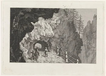 Passage dans les rochers