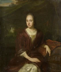 Portrait de Margaretha Nelis (1652-1705), deuxième épouse de Casparus Commelin