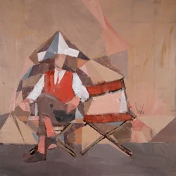 Marcel Broodthaers 27, 2025 (huile sur lin)