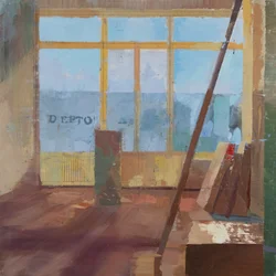 Musée des Aigles Modernes 12, 2017 (oil on linen)