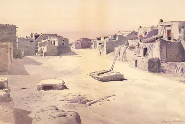 Rue dans le Pueblo d