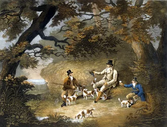 Tir, planche 3, gravé par R.G. Reeve