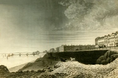 Vue est de Brighton depuis Kemp Town, 1835