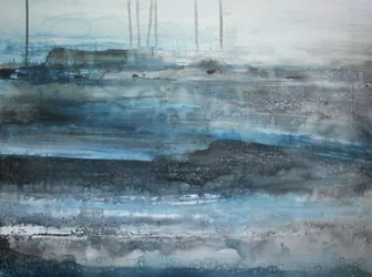 Brume bleue profonde