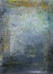Paysage abstrait patiné