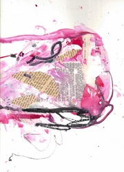 Abstrait rose dynamique