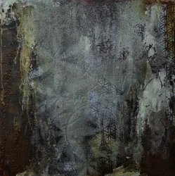 Texture grunge géométrique