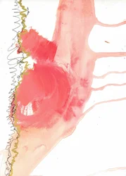 Abstraction fluide rose