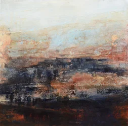 Paysage abstrait rustique