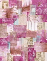 Collage rose texturé
