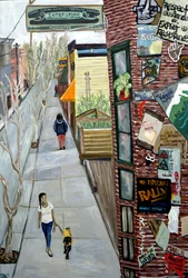 InterUrban, 2016 (acrylique sur toile)