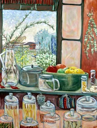 Mi Cocina, 2020 (acrylique sur toile)