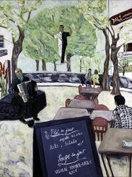 Montmartre, 2017 (acrylique sur toile)