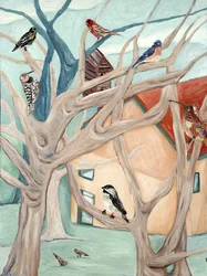 Maison de la pêche, 2015 (acrylique sur toile)