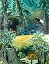 ReGrowth, 2021 (acrylique sur toile)
