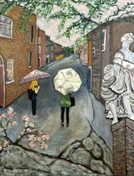 Le Guetteur, 2020 (acrylique sur toile)