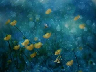 Fleurs jaunes de rêve