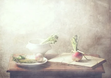 Nature morte avec des produits du terroir