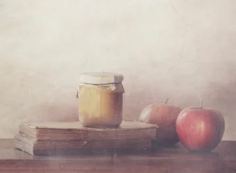 Pommes sucrées et miel
