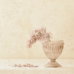 Vase vintage lilas