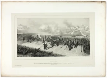 Batterie no.10, de Souvenirs d’Italie : Expédition de Rome