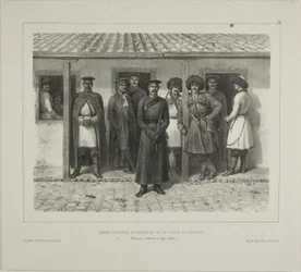 Gardes du corps cosaques de la ligne, Kouban, Taman, Détroit de Yéni-Kaleb, 9 octobre 1837