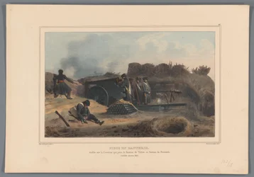 Artillerie en action, 1832