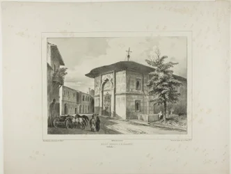 Église grecque, Bucarest, Valachie, 15 juillet 1837
