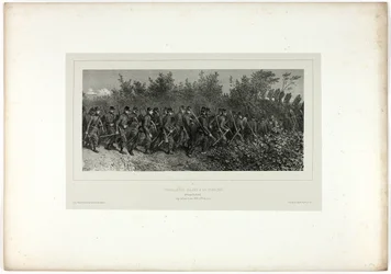 Sapeurs allant aux tranchées, de Souvenirs d’Italie : Expédition de Rome