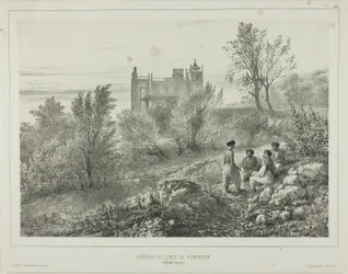 Château du comte Woronzoff, Aloupka, Crimée, 12 août 1837