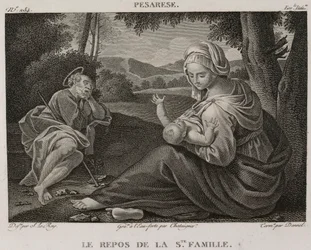 Denis-Sébastien Leroy, Chataigner et Dennel - Le Repos de la sainte Famille, d