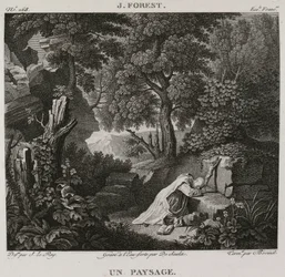 Denis-Sébastien Leroy, De Saulx et Bovinet - Un Paysage, d