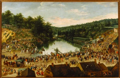 Fête de Notre-Dame des Bois ... (huile sur toile)