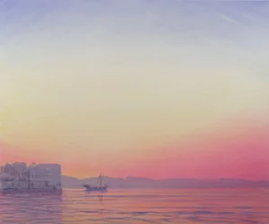 Coucher de Soleil au Palais du Lac, Udaipur